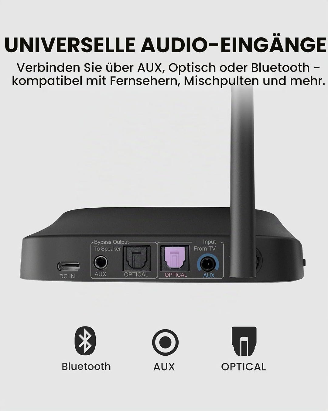 Avantree Audiplex M3 – Mehrkanal-Audio-System mit Kopfhörern für Kirchenübersetzung &amp; Seminare, 30 m