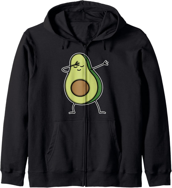 Dabbing Avocado! Cool Cute Avo Dab Dance Kawaii Health Food Kapuzenjacke