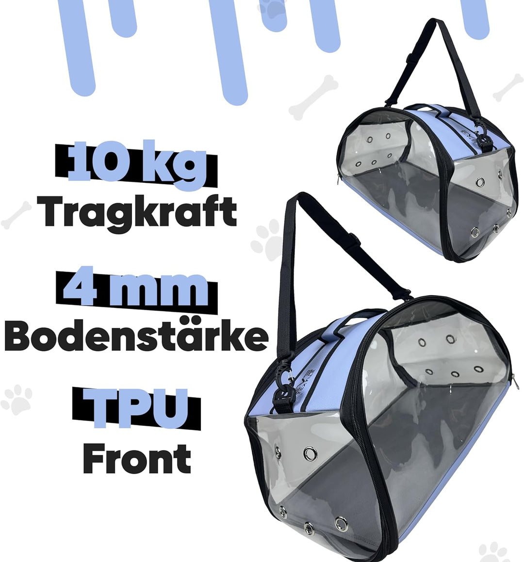 EVE Textile Hunde Tragetasche | Katzen Tragetasche | Hundetasche | Katzentasche | Hunde Umhängetasch