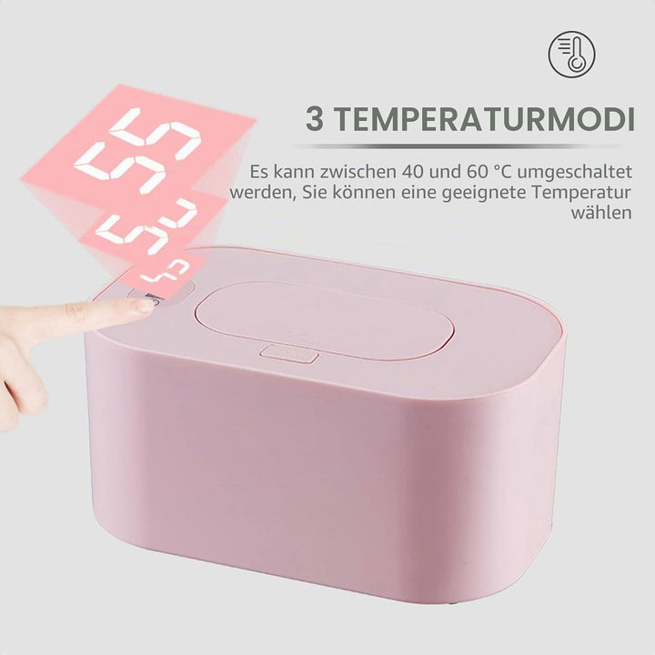 USB Feuchttuchwärmer für Babys, 10 W, 3 Temperaturmodi, Windelwärmer, konstante Temperatur, grosse K