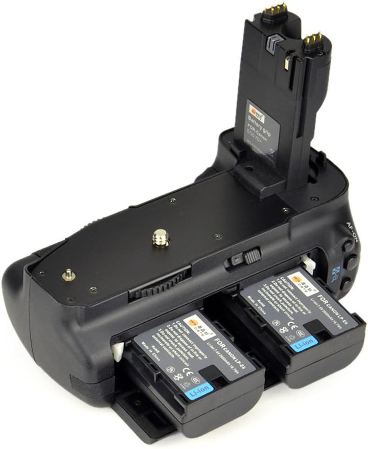 DSTE® Infrarot Fernbedienung Batterie Griff für Canon EOS 7D DSLR Digital Kamera als BG-E7 mit (2 pa