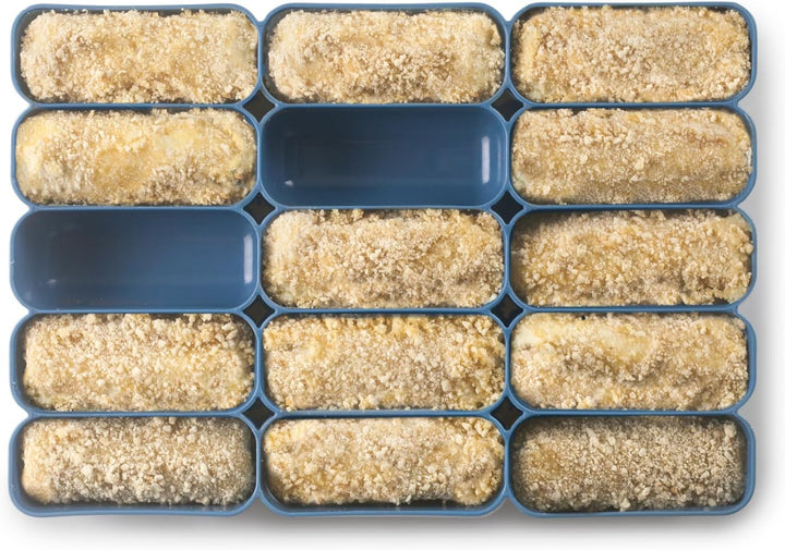 IBILI 686600 Aufbewahrungsbehälter für Kroketten, BPA-freier Kunststoff, 3 stapelbare Schalen zur Au