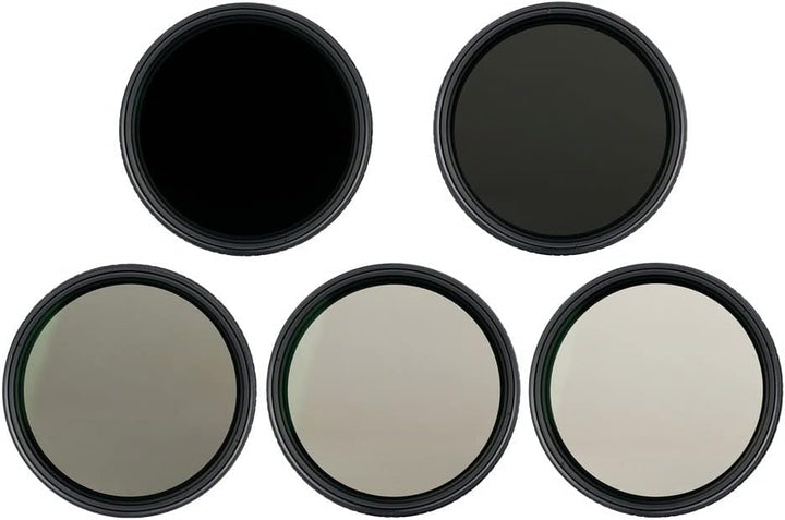 JJC 49 mm Variabler ND-Filter (ND2 - ND2000), Verstellbarer Graufilter, 18-lagige Beschichtung, HD o