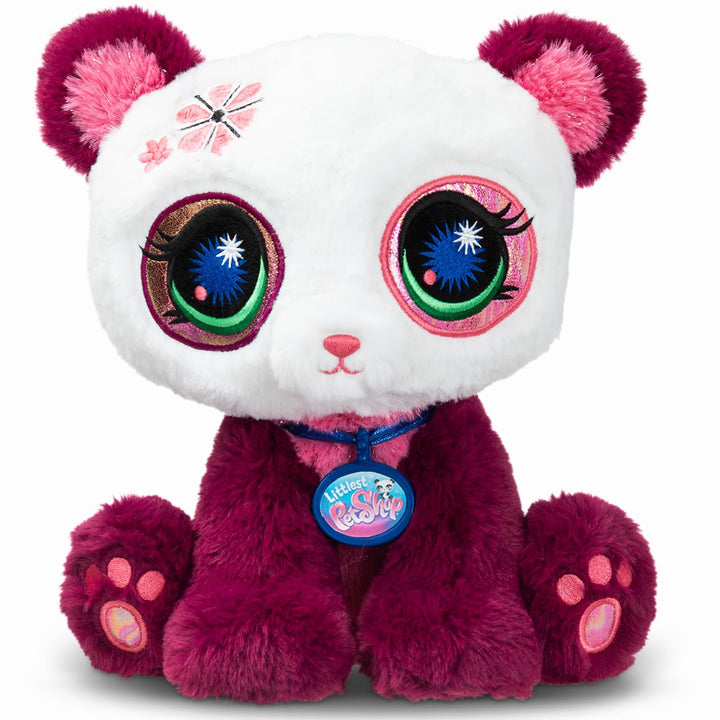 Littlest Pet Shop - Plüschpanda 25 cm - Littlest Pet Shop LPS Deluxe Panda – Niedliche Plüschtiere m