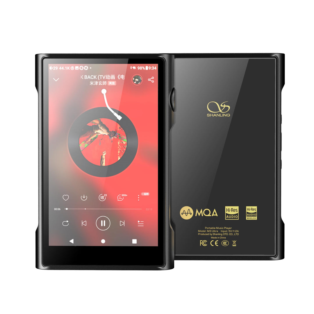 SHANLING M3 Ultra MP3/MP4 Player, tragbarer Hi-resBluetooth-Audioplayer, 4,2in LCD Touchscreen|MQA 1