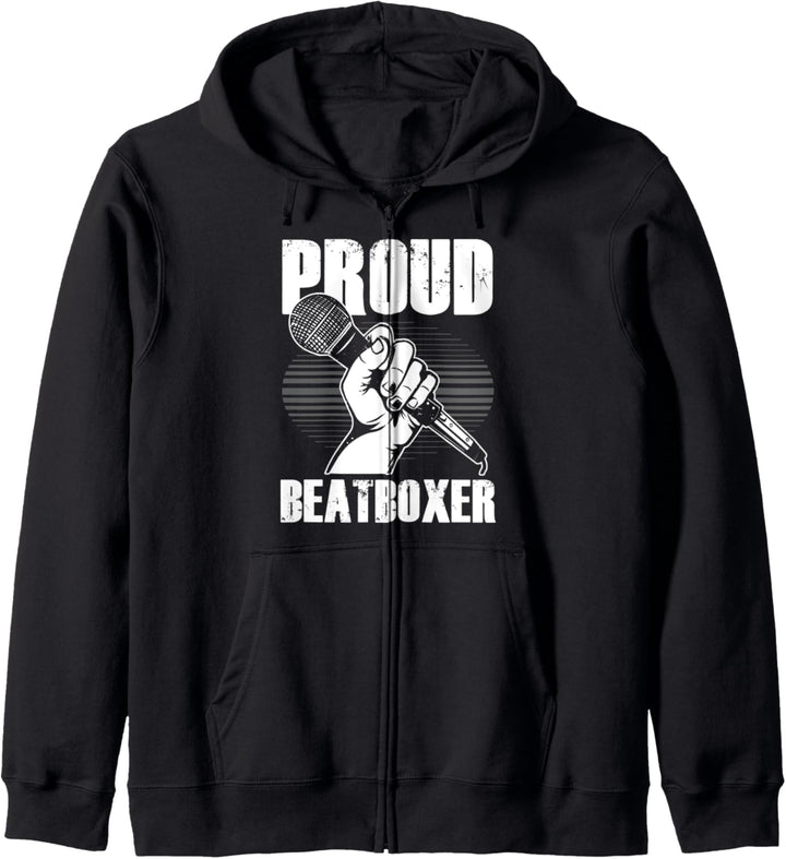 Beatboxer Ghetto Sänger Cooler Hiphop Künstler Beatbox Rap Kapuzenjacke