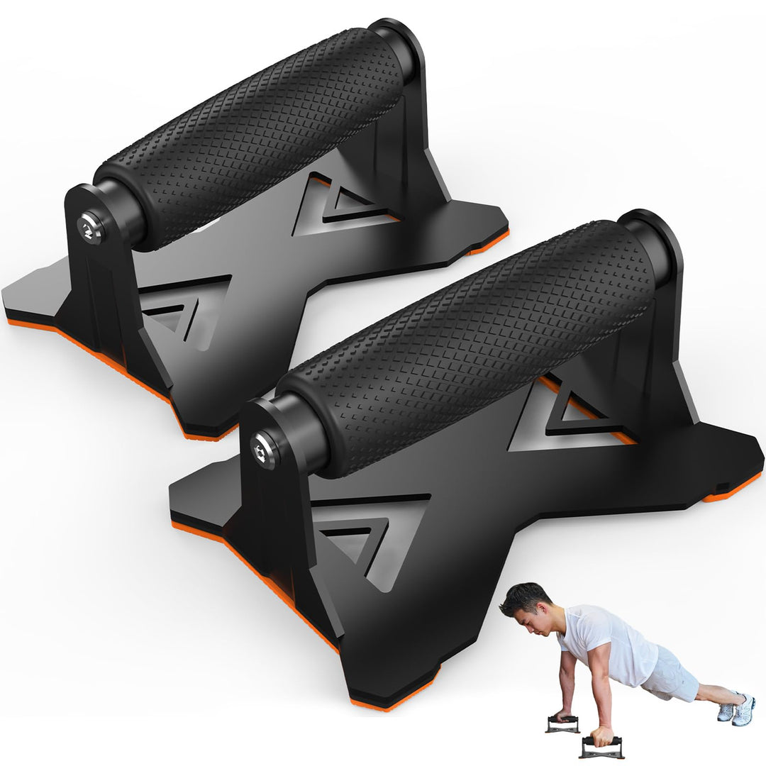 Fitarc Liegestützgriffe, Robuste Stahl Push Up Griffe für Boden, Rutschfeste Liegestützbarren für Mä