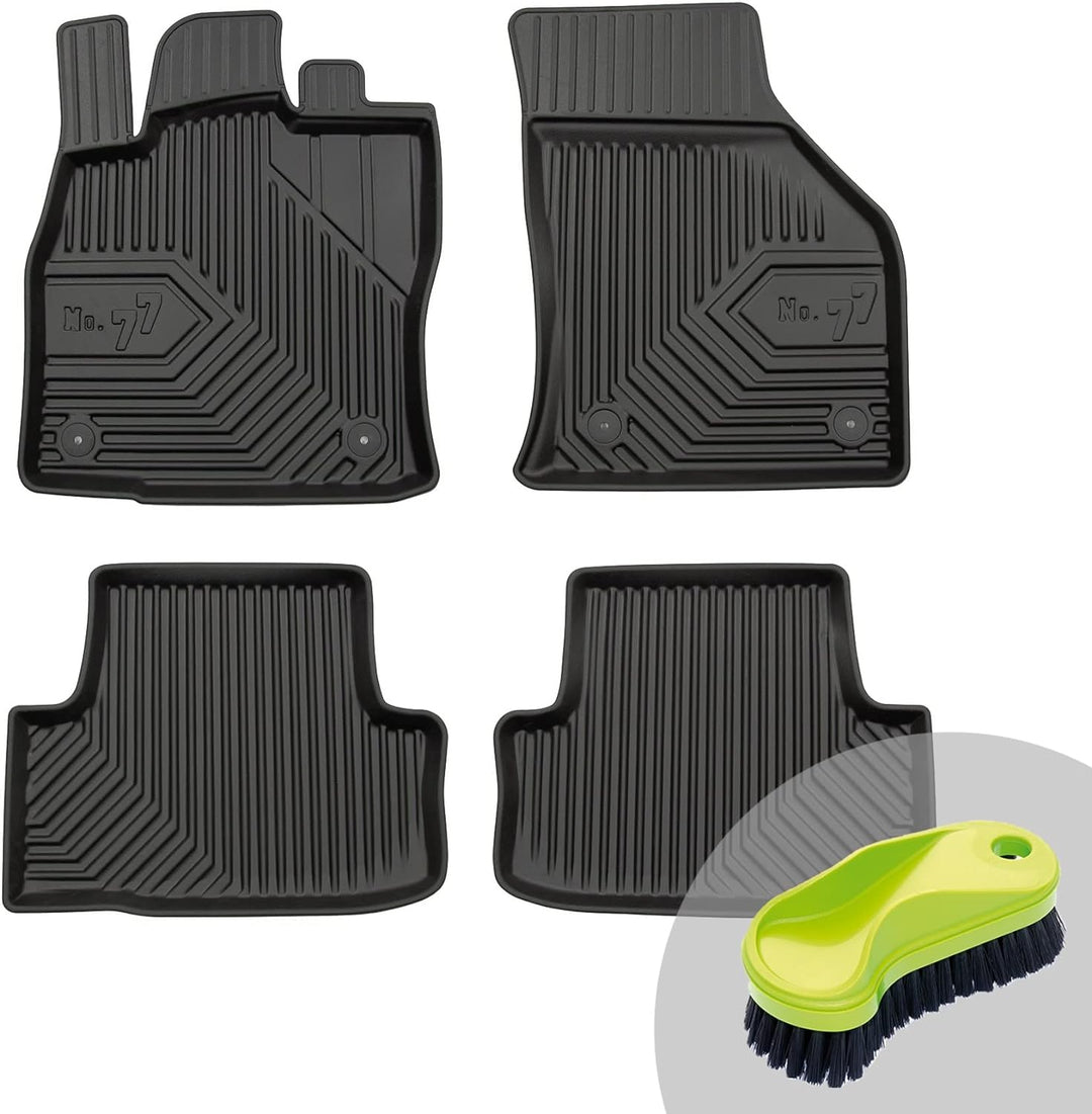FROGUM No.77 Gummimatten Ganzjahresset von Auto Fussmatten Autofussmatten für Skoda Karoq ab 2017 |