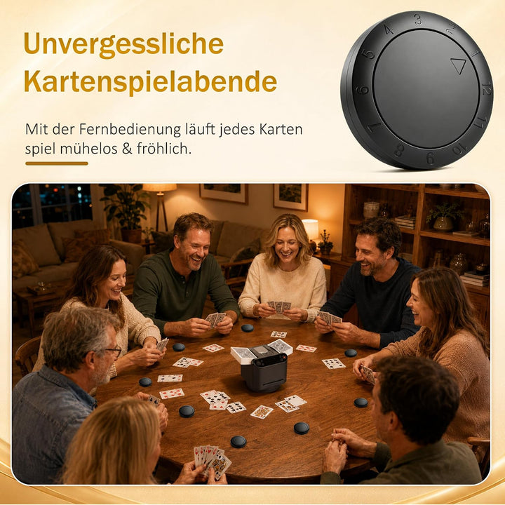 4 Fernbedienungen für 2-in-1 automatischen Kartenmischer und -Händler, kompatibel mit MAX6, T1Lite u