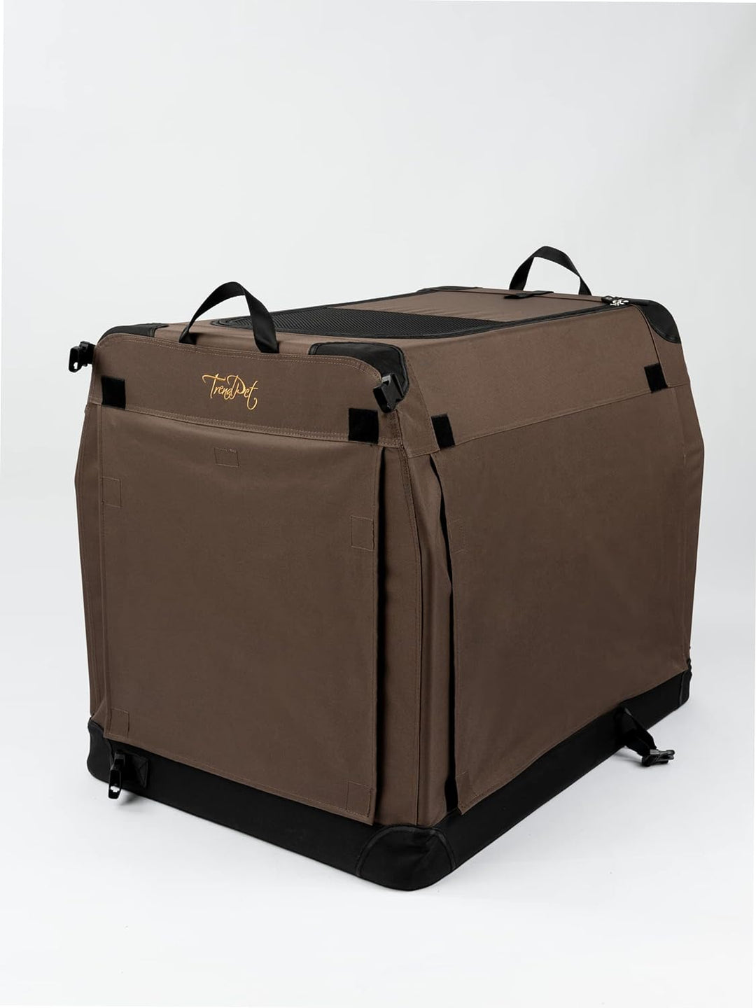 TrendPet TPX90-Pro - Leichte, Faltbare Hundebox mit Aluminium Rahmen L 90 x B 65 x H 70 cm, L 90 x B