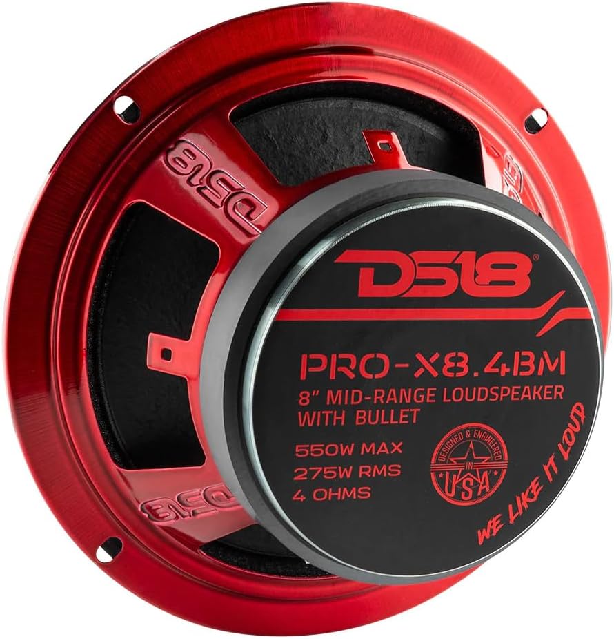 KIT Set FÜR DS 18 PRO-X8.4BM 1 Mitteltöner 20 cm 200 mm 8" Durchmesser, 275 Watt rms und 550 Watt ma