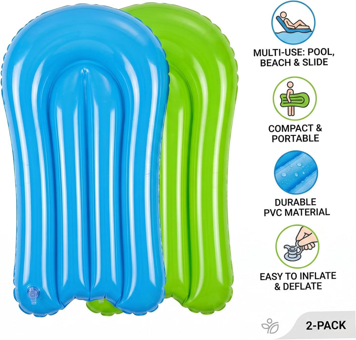 Water Slip and Slide | 2er-Pack Slip-and-Slide-Surfbretter, Kinder- und Outdoor-Wasserspielzeug, kei