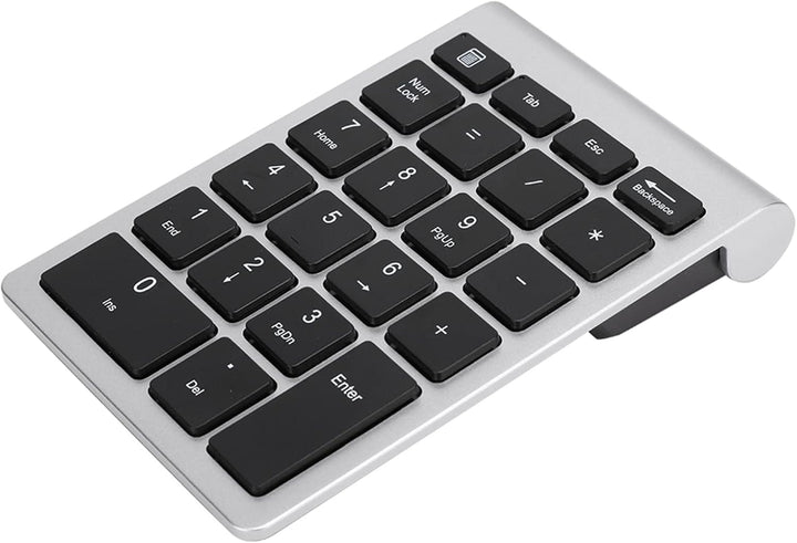 Zunate Drahtloser Nummernblock, 22 Tasten Ziffernblock mit USB-Empfänger Tragbare 2,4-G-Numpad-Tasta