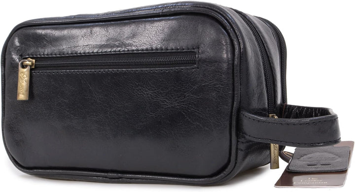 ASHWOOD - Leder - Wäschetasche/Rasierentasche Chelsea - Schwarz, Schwarz