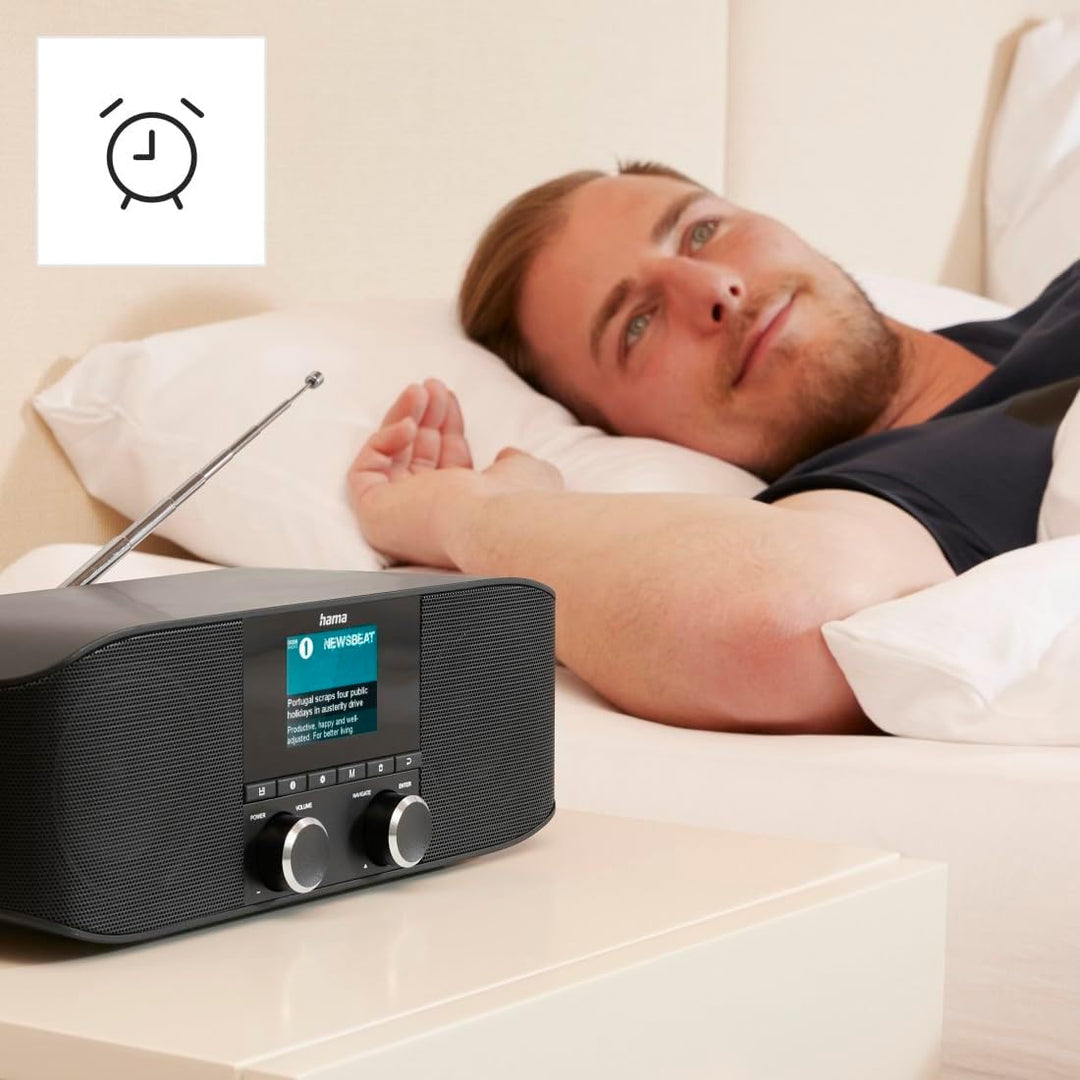 Hama WLAN Internetradio und DAB Radio DAB Plus Radio mit Bluetooth Küchenradio Internet Radio DAB+ D