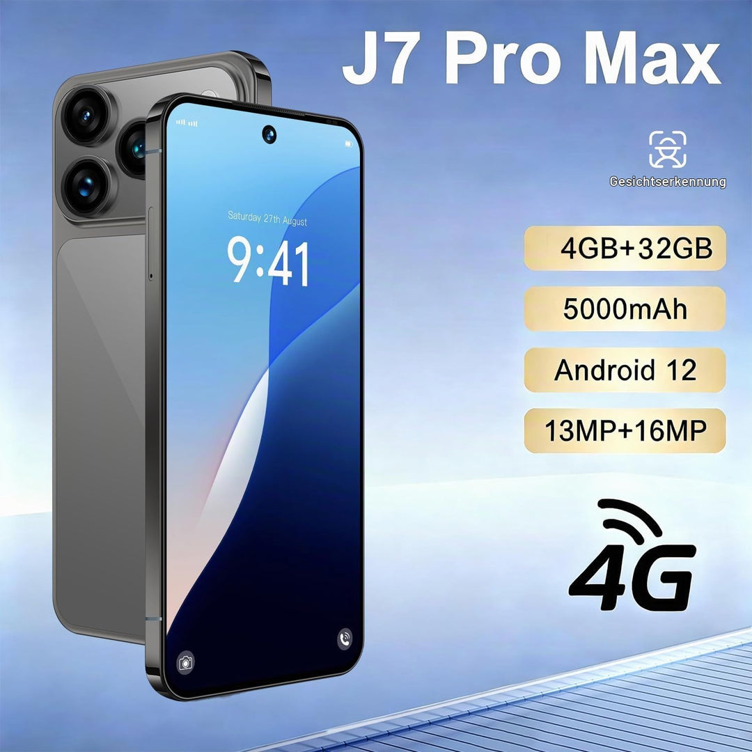 4G Dual SIM Smartphone mit 6,6 Zoll InCell HD-Bildschirm, 4GB+32GB Speicher (bis 256GB erweiterbar),