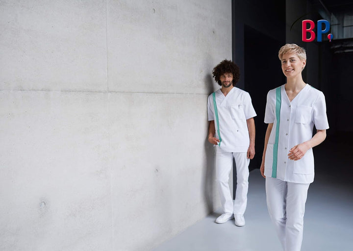 BP Med Trousers 1359-130-21 Herrenhose - Bundfalten - Reine Baumwolle - Normale Passform - Grösse: 6
