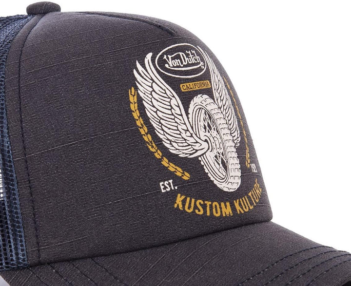 Von Dutch Casquette Kustom Bleue Filet Adulte