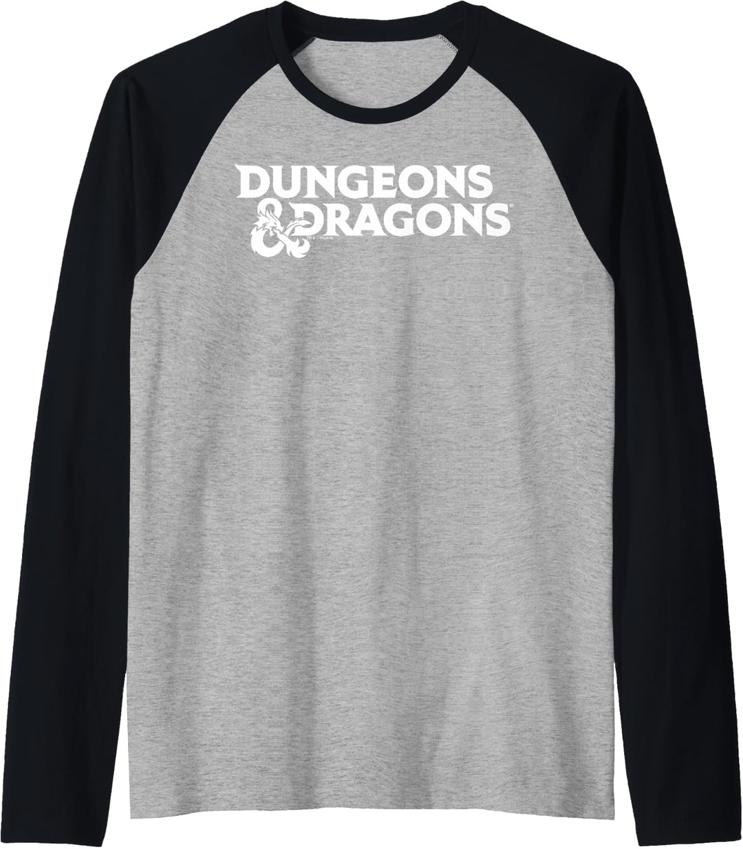Dungeons &amp; Dragons Flat Logo Raglan