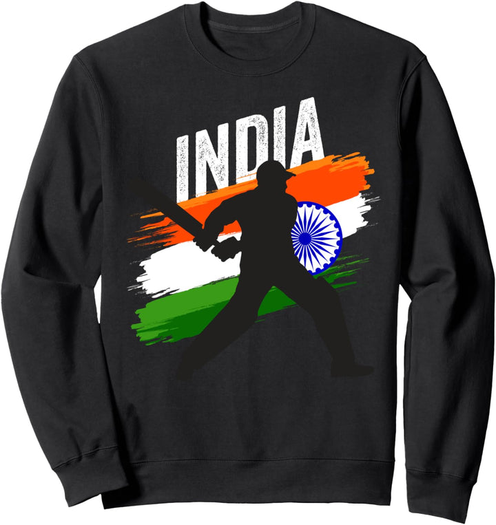 Indian Cricket Jersey India Cricket Team Lover Supporter Sweatshirt