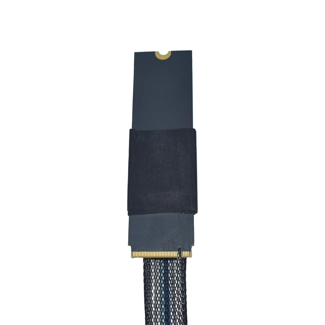 PCIe Gen5 M.2 to U.2 Adapter, M.2 to SFF-8639 U.2 NVMe SSD Kabel mit 15Pin SATA, 50cm
