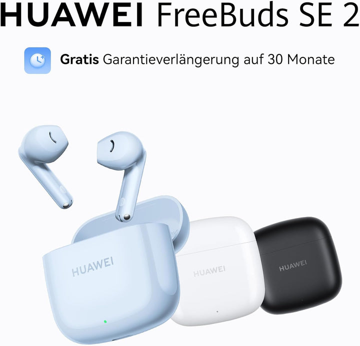 HUAWEI FreeBuds SE 2 Wireless Kopfhörer, Bis zu 40 Stunden Akkulaufzeit, Leicht und komfortabel, Aus