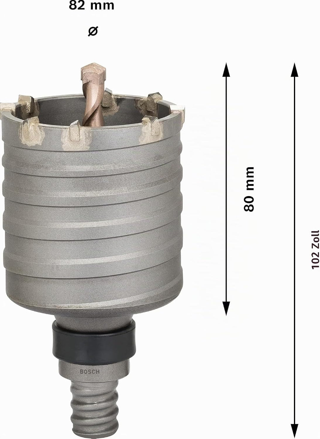 Bosch Accessories Bosch Professional Hohl-Bohrkrone SDS-max-9 Core Cutter zweiteilig mit Gewinde (Ø