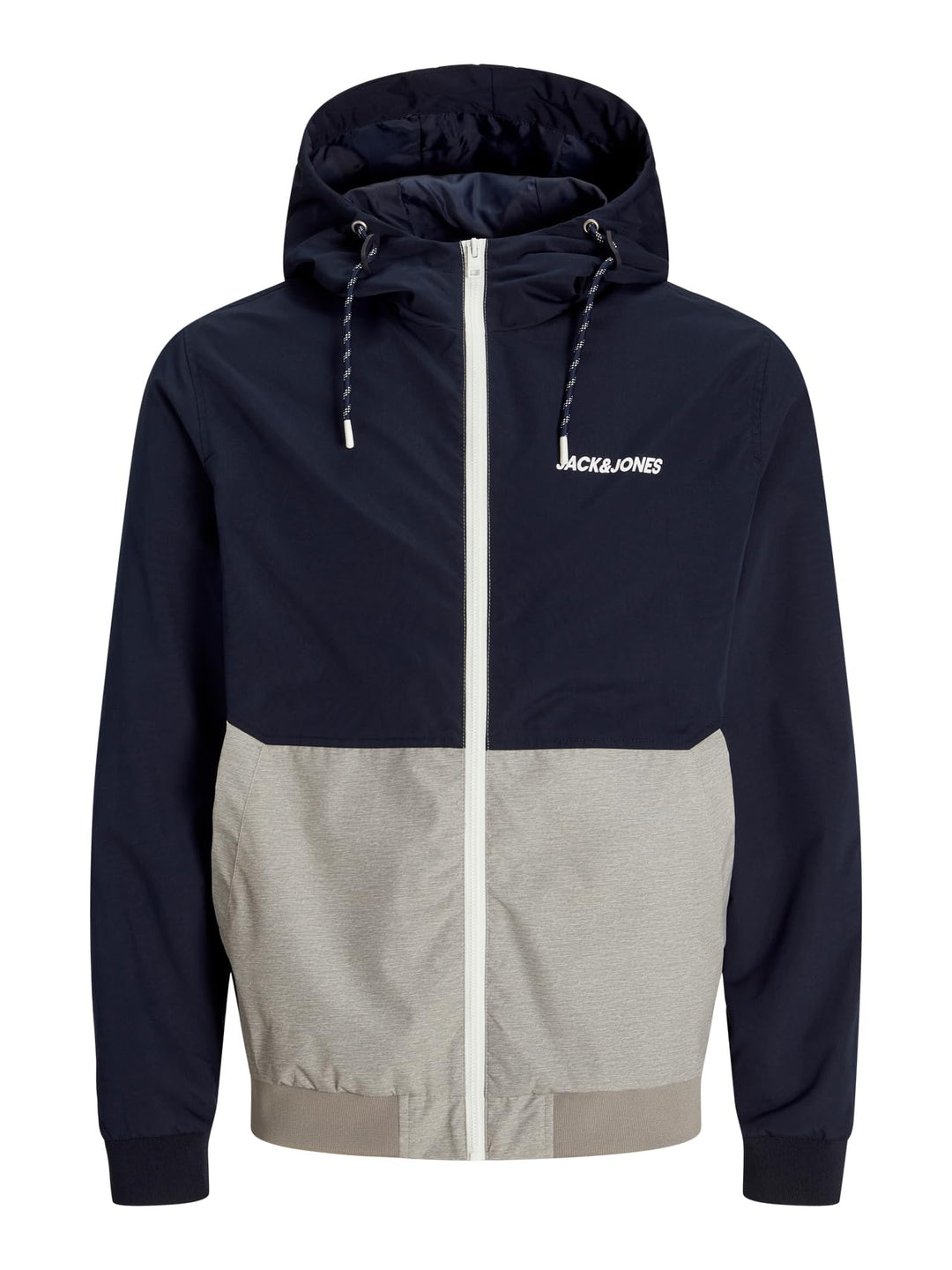 JACK & JONES Herren Jjerush Hood Bomber Noos Softshell-Jacke, Blau