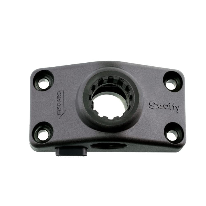 Scotty #241L-BK Verriegelbare Seitendeck-Montagehalterung, Schwarz, Grösse S, S