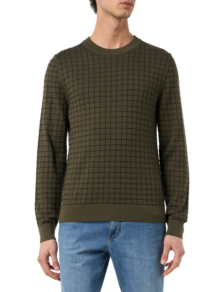 Hugo Herren Scoult Knitted_Sweater S Dark Beige257, S Dark Beige257