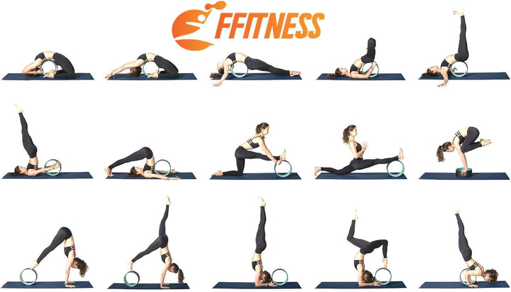 FSYC068V Body Dharma Yoga Wheel | Kreis Roller Ring für Training Pilates Fitness Workout Gym Gymnast