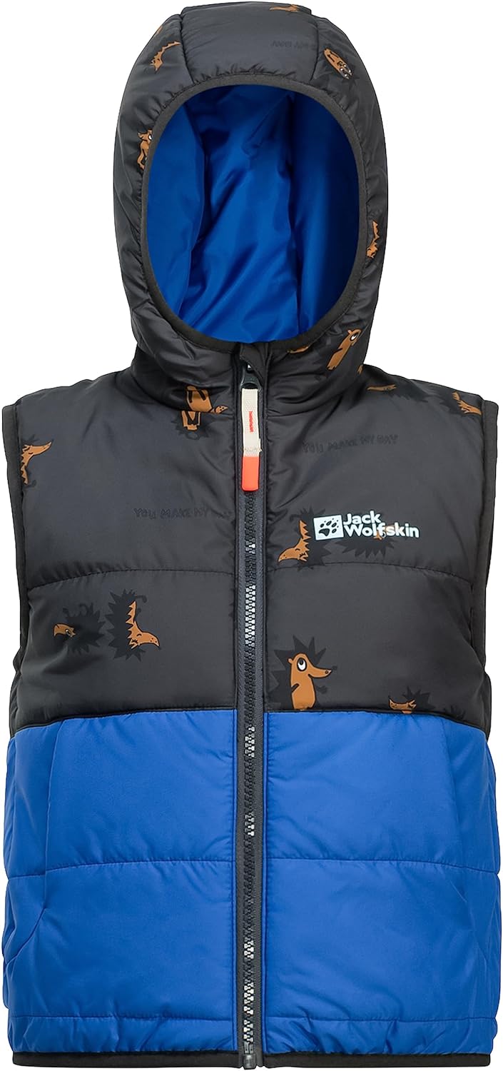 Jack Wolfskin Jungen Gleely Ins Hooded Vest K Weste 104 cm nordic sky, 104 cm nordic sky