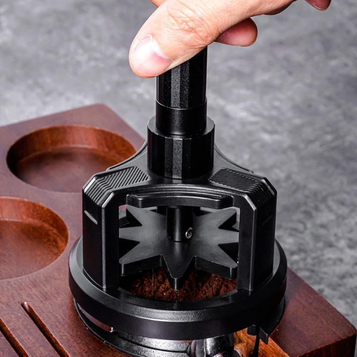 WDT Tool, Rührer-Verteilungswerkzeug, Verstellbare Nadelhöhe, Aluminiumlegierung, Edelstahl, Kaffeev