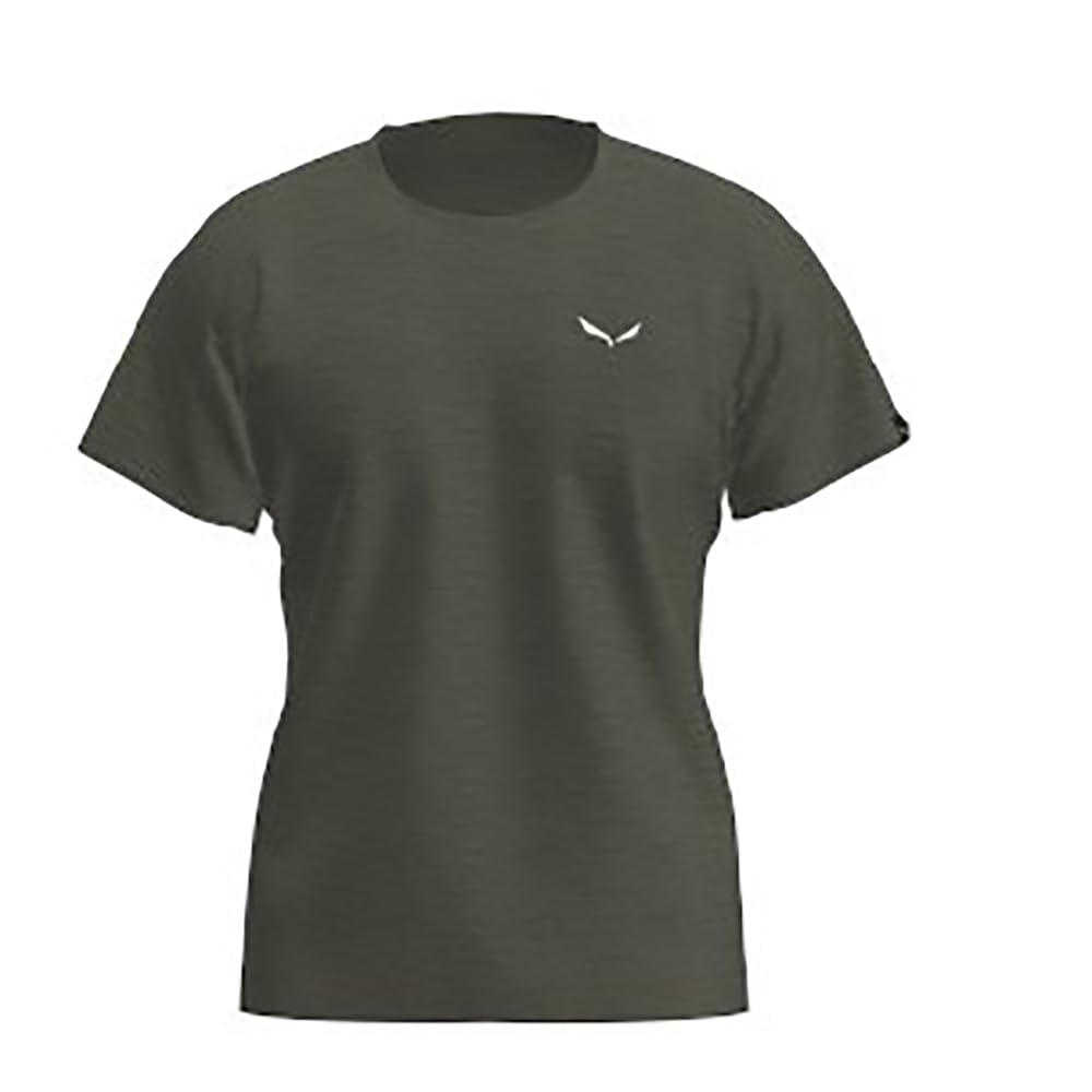 Salewa Puez Melange Dry T-Shirt Herren L Faded Green Melange, L Faded Green Melange