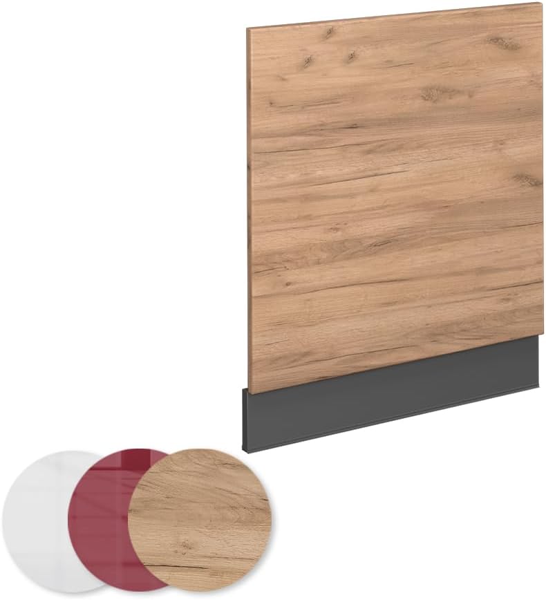 Vicco Frontblende Fame-Line, Goldkraft Eiche/Anthrazit, 60 cm ohne Arbeitsplatte Goldkraft Eiche Ges