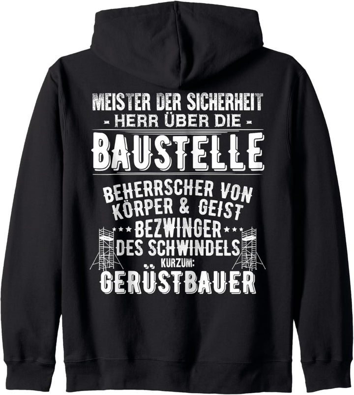 Bezwinger Des Schwindels Gerüstbauer Kapuzenjacke