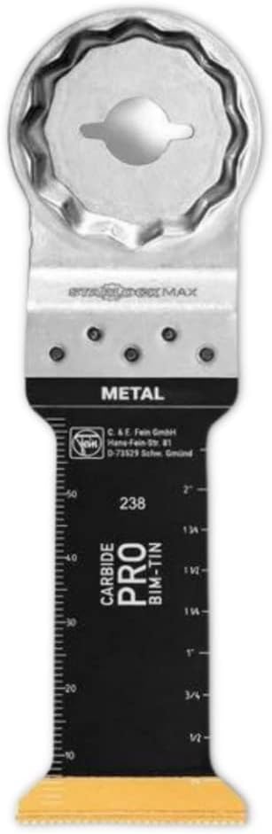 FEIN 63502236210 Saegebl. SLM E-Cut, Orange 1 Stück CarbidePro Metall Starlock 75x32 mm, 1 Stück Car
