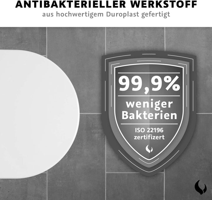Bullseat Toilettendeckel – passend für Villeroy & Boch Subway 2.0 | Wc Sitz mit Softclose und abnehm