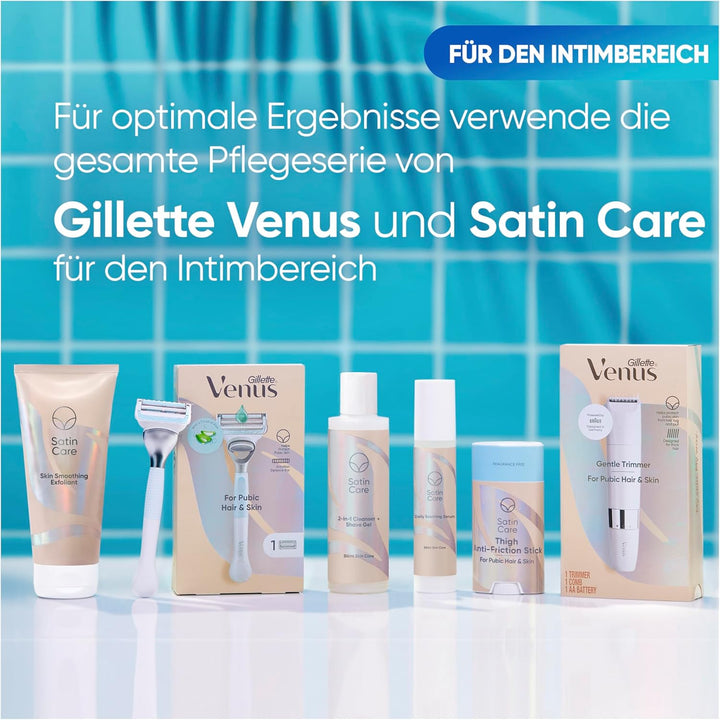 Gillette Venus Damenrasierer für den Intimbereich, 8 Ersatzklingen 8 Klingen, 8 Klingen