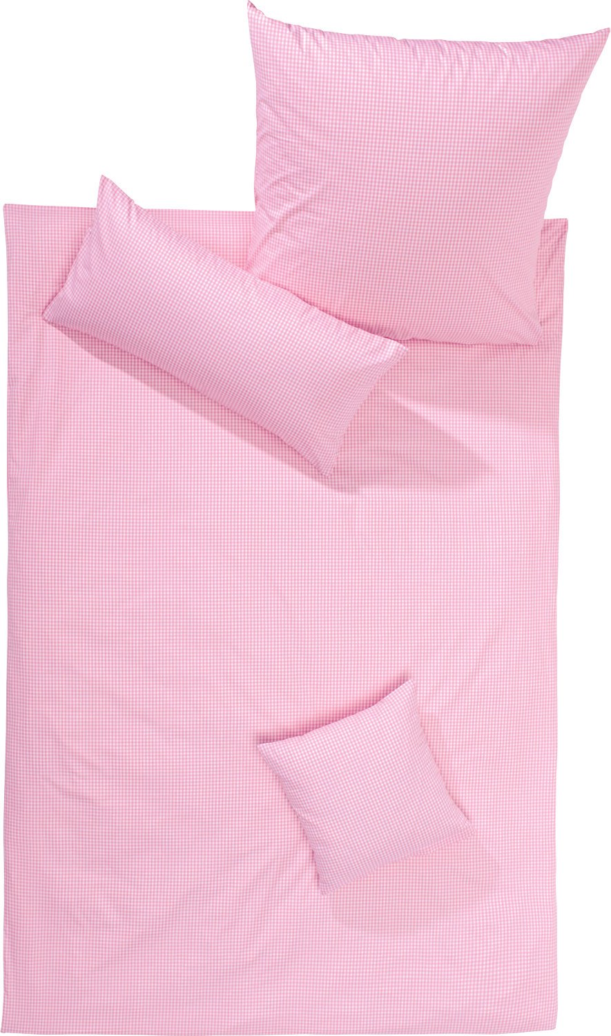 Lorena Bettwäsche Batist rosa Grösse 155x220 cm (80x80 cm) 155 cm x 220 cm Rosa, 155 cm x 220 cm Ros