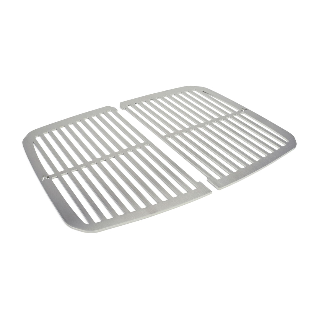 Edelstahl INOX Grillroste für Weber Pulse 2000 | spülmaschinenfest - Set aus 2 Hälften Grillrost Pul