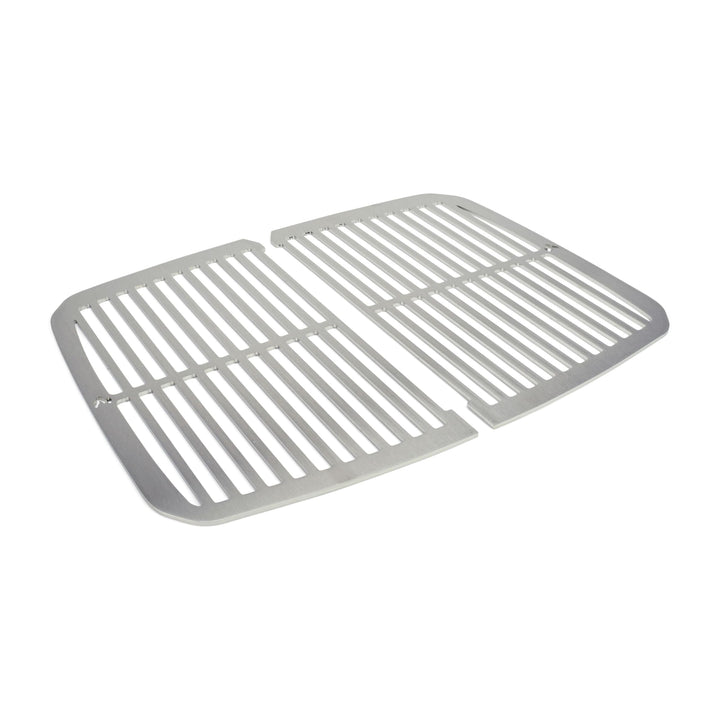Edelstahl INOX Grillroste für Weber Pulse 2000 | spülmaschinenfest - Set aus 2 Hälften Grillrost Pul