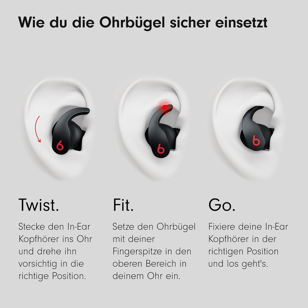 Beats Fit Pro – Komplett kabellose In-Ear Kopfhörer – Aktives Noise-Cancelling, Kompatibel mit Apple