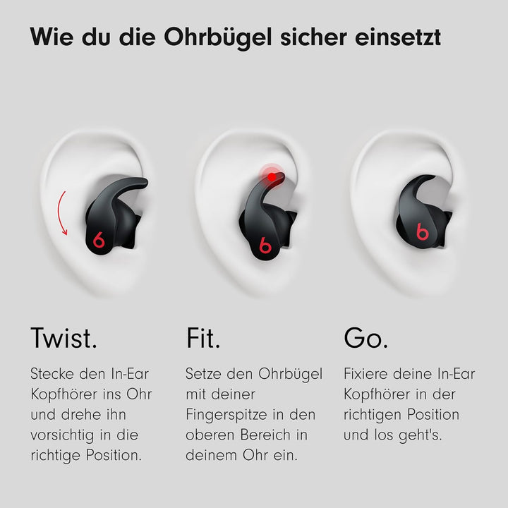 Beats Fit Pro – Komplett kabellose In-Ear Kopfhörer – Aktives Noise-Cancelling, Kompatibel mit Apple