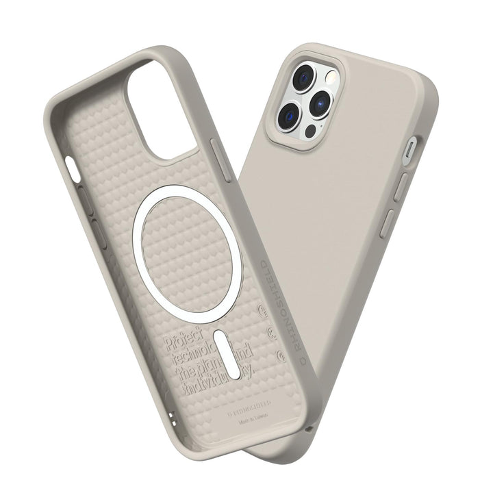 RhinoShield Case kompatibel mit [iPhone 12 Pro Max] | SolidSuit - MagSafe-kompatibel -Stossdämpfende