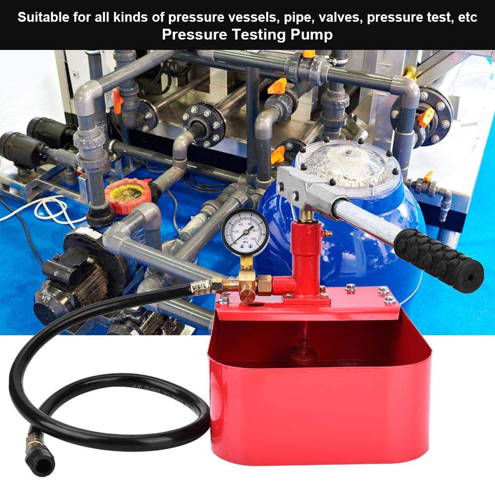 Handdruckprüfpumpe, 1000PSI 7MPa Hydraulikprüfpumpe für die Chemische Industrie, Bauwesen, Sanitär,