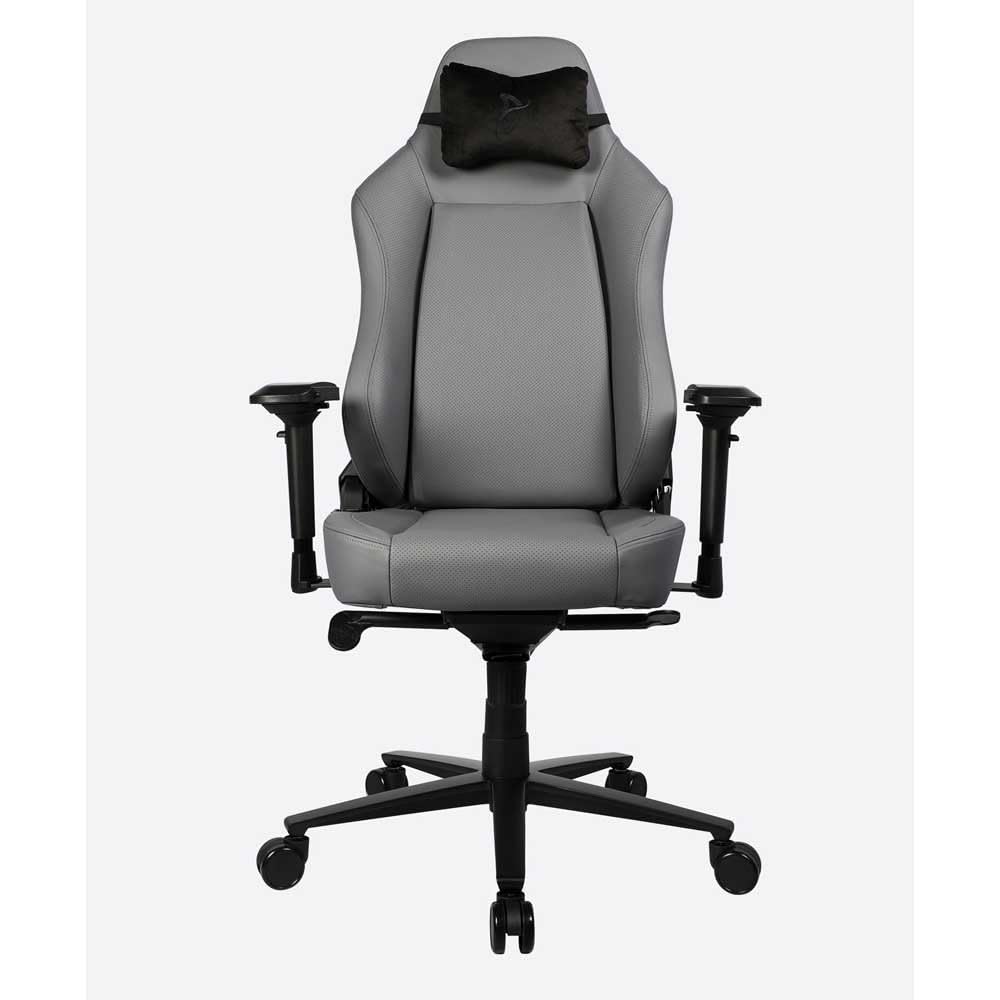 Arozzi Primo - Full Premium Leder - Brauner Gaming-Stuhl mit Vollleder, weichem Nackenkissen, höhenv