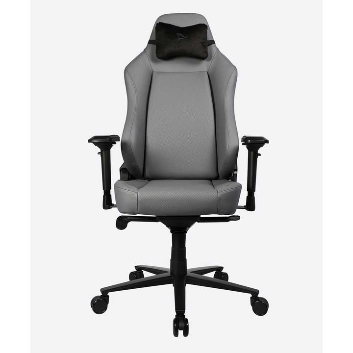 Arozzi Primo - Full Premium Leder - Brauner Gaming-Stuhl mit Vollleder, weichem Nackenkissen, höhenv