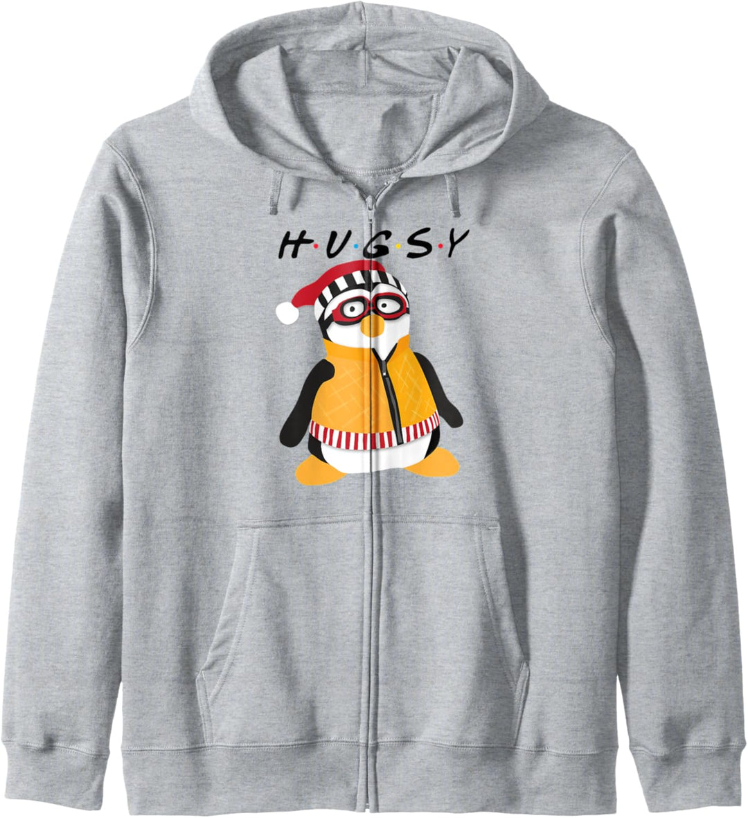 Hugsy der Pinguin T-Shirt Kapuzenjacke