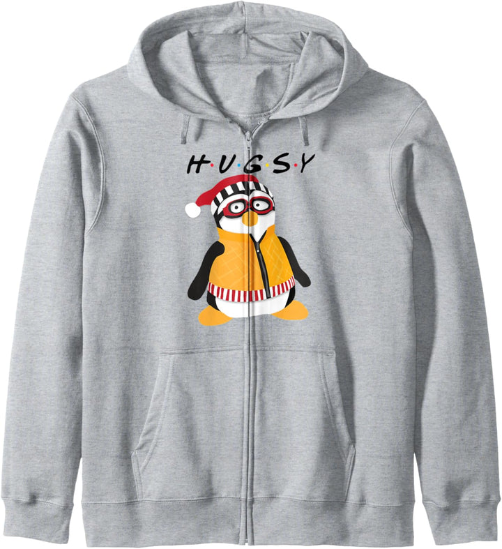 Hugsy der Pinguin T-Shirt Kapuzenjacke